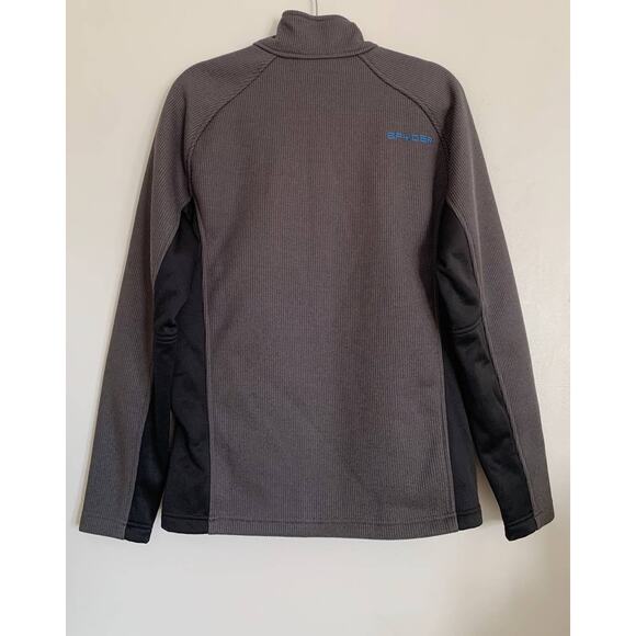 Grey and Black SPYDER 3/4 Zip Sweater Jacket M - Picture 6 of 6
